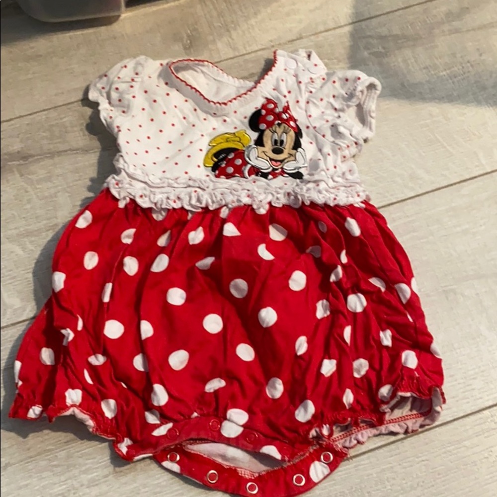 minnie mouse dress/onesie